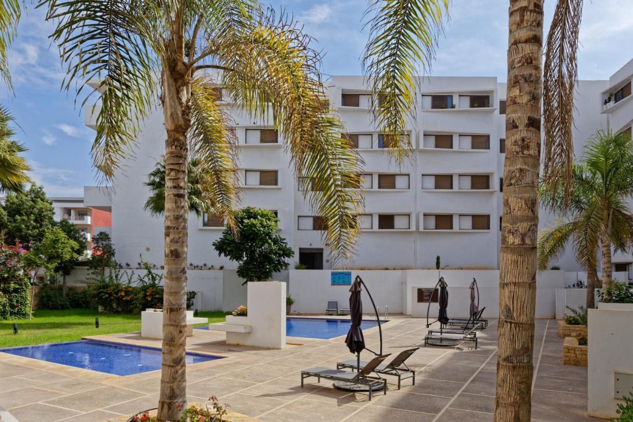 Luxury Apartment 90Sqm With Pool Near Beach Wifi Unlimited Optical Fiber Agadir Exterior foto